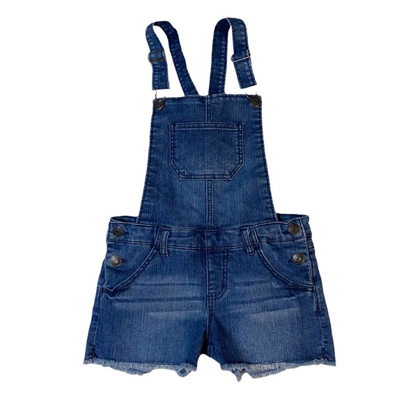 Cherokee Other - 🌺 ADD ON $5 Cherokee blue jean denim jacket shortalls overalls shorts sz large